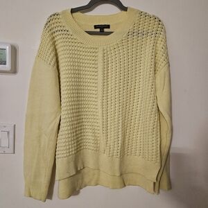 Banana Republic Open Stitch Crew Neck Sweater